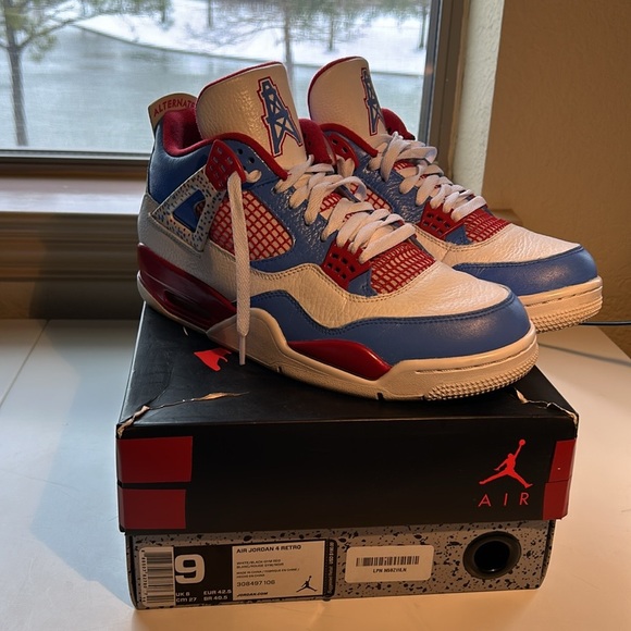 jordan 4 houston oilers